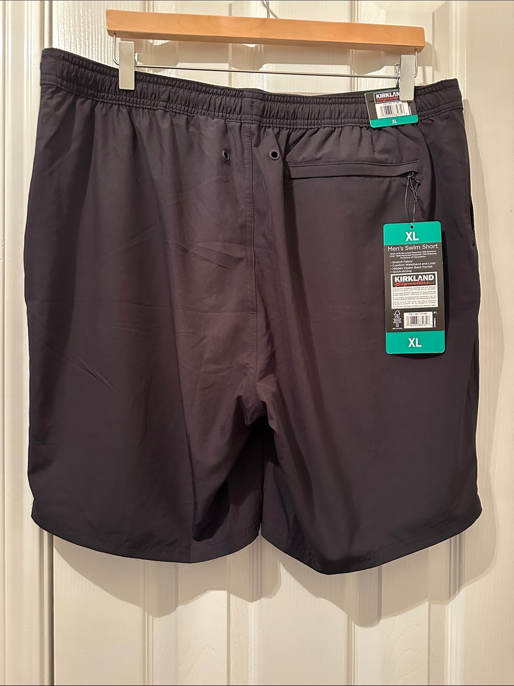 Kirkland Signature Black Men's Swim Shorts